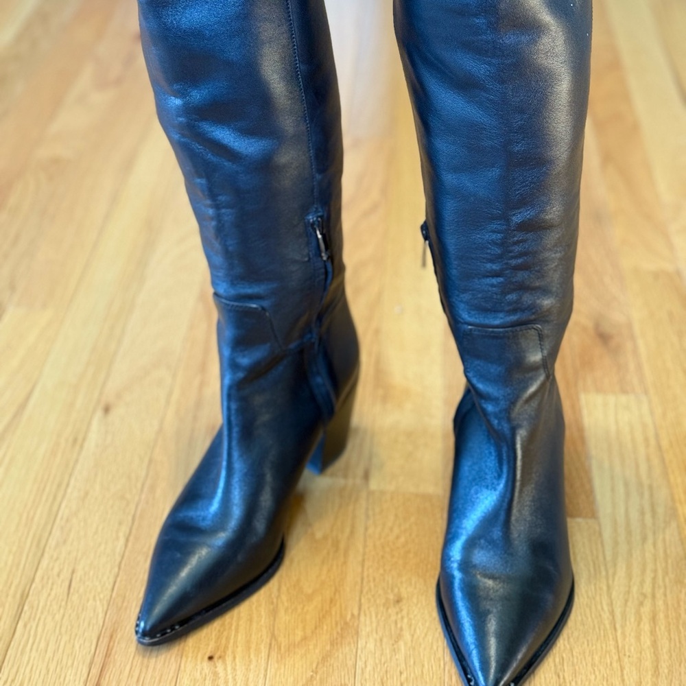 Sam Edelman Stylish Black Knee-High Boots